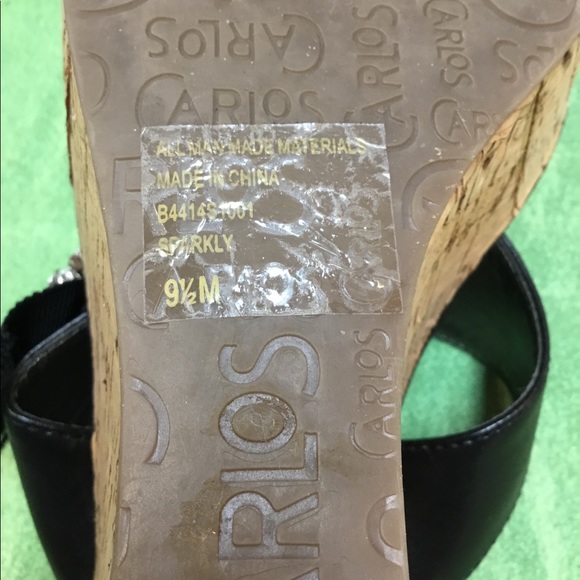 Fun Black Thongs with Rhinestones. Carlos Santana - Picture 8 of 8